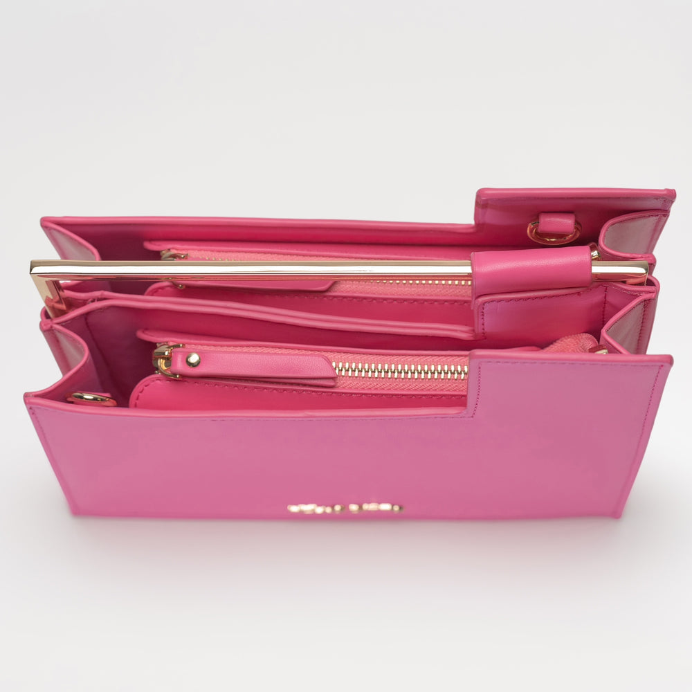 alanis canvas bag | raspberry pink